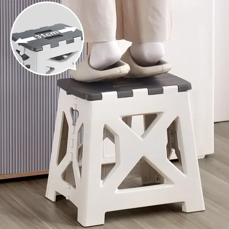 Kids Outdoor Seating - Portable Plastic Folding Stool Outdoor Camping