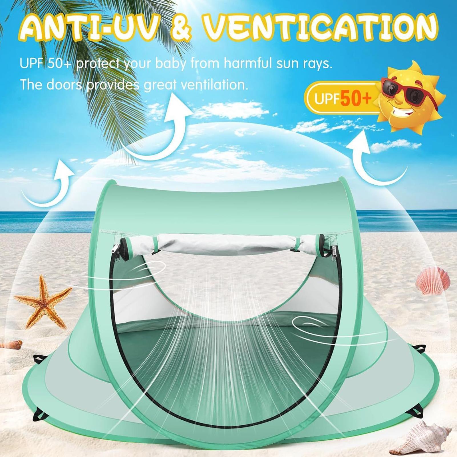 Kids Outdoor Clubhouse - Baby Beach Tent Portable Shade Pool