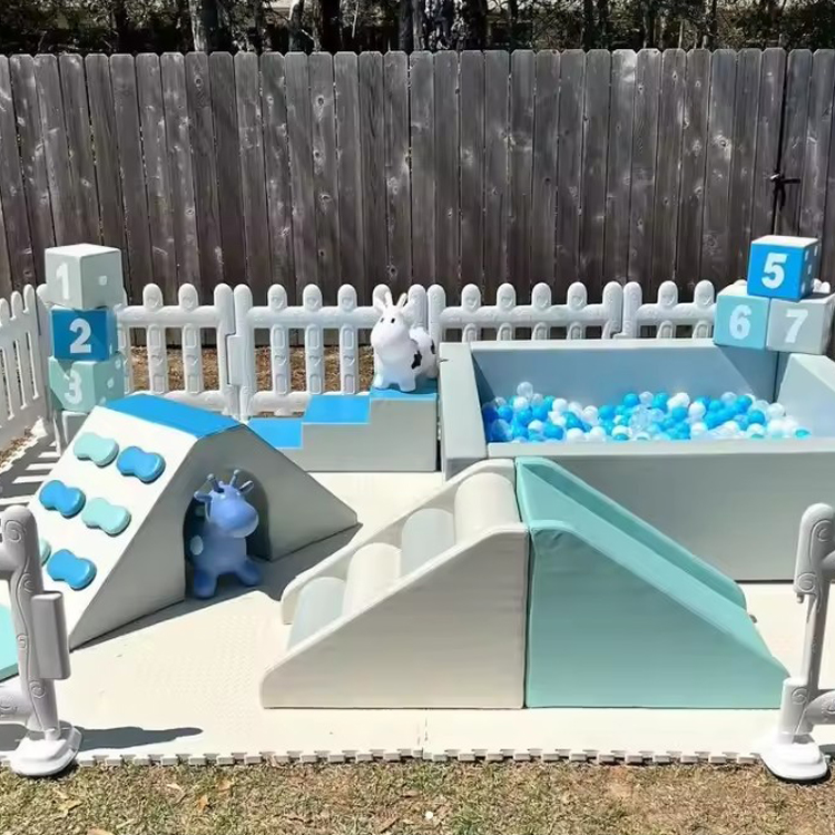 Kids Outdoor Tunnel - Indoor/Outdoor Soft Playground Ball Pool Tunnel