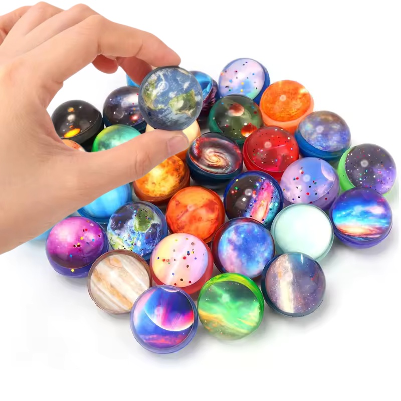Kids Outdoor Dome - 12pcs Planet Elastic Ball Children Bouncy