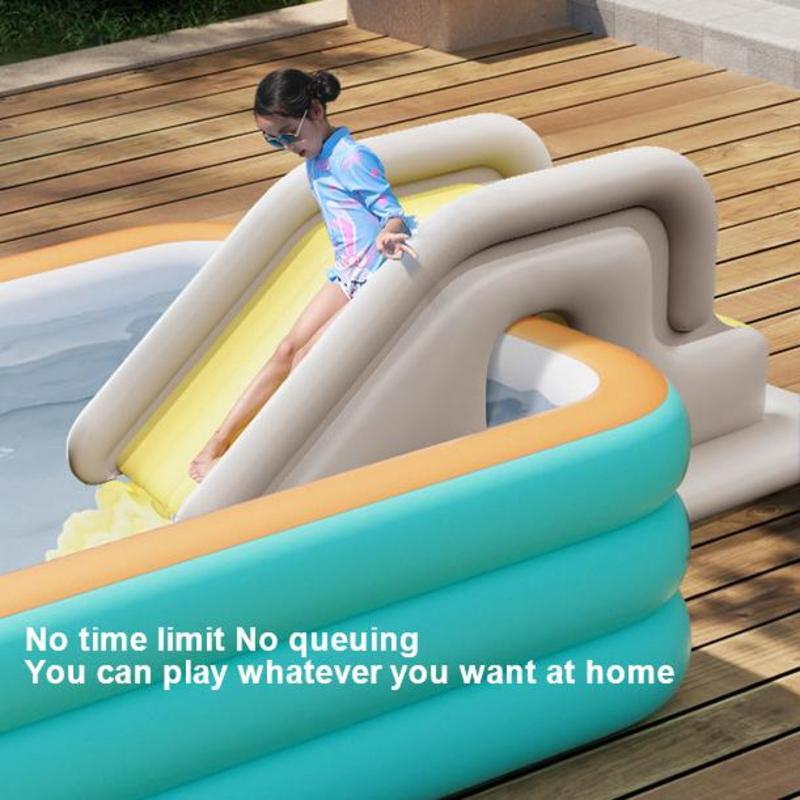 Kids Outdoor Playground - Inflatable Water Slide Kids Swimming Water