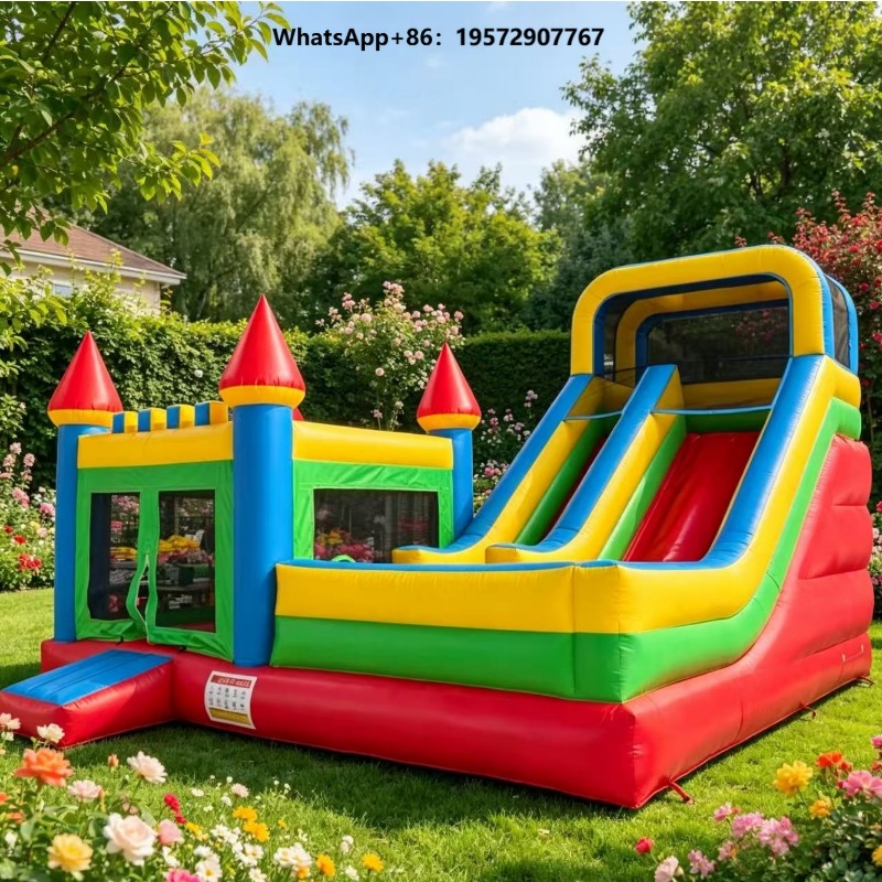 Kids Outdoor House - Portable Indoor/Outdoor PVC Kids Commercial Bouncy