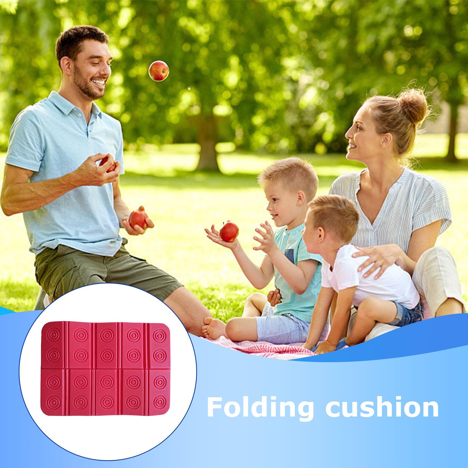 Kids Outdoor Mat Waterproof - Foldable Outdoor Camping Seat Cushion, Portable