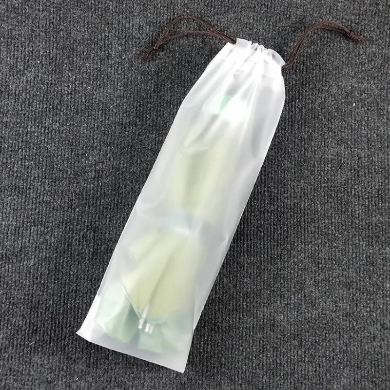 Kids Outdoor Umbrella - 2Pcs Translucent Drawstring Frosted Storage Bag