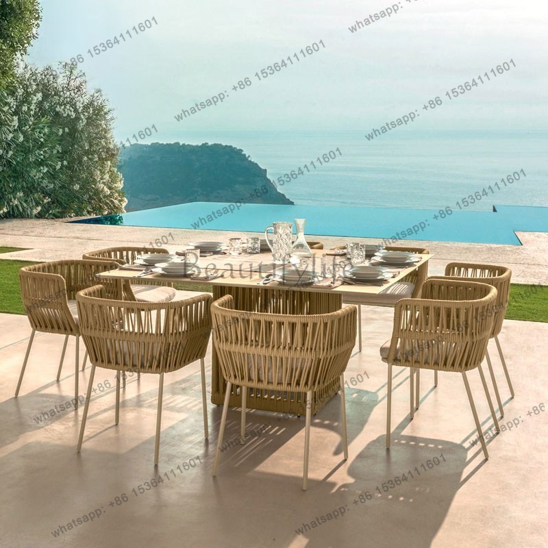 Kids Outdoor Furniture Set - LJY Natural Modern Garden Furniture Sets