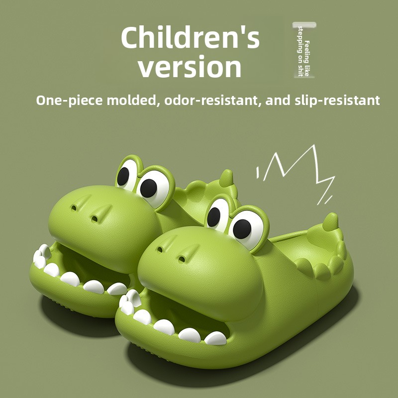 Kids Outdoor Obstacle Course - New Style Dinosaus Slippers Women Summer