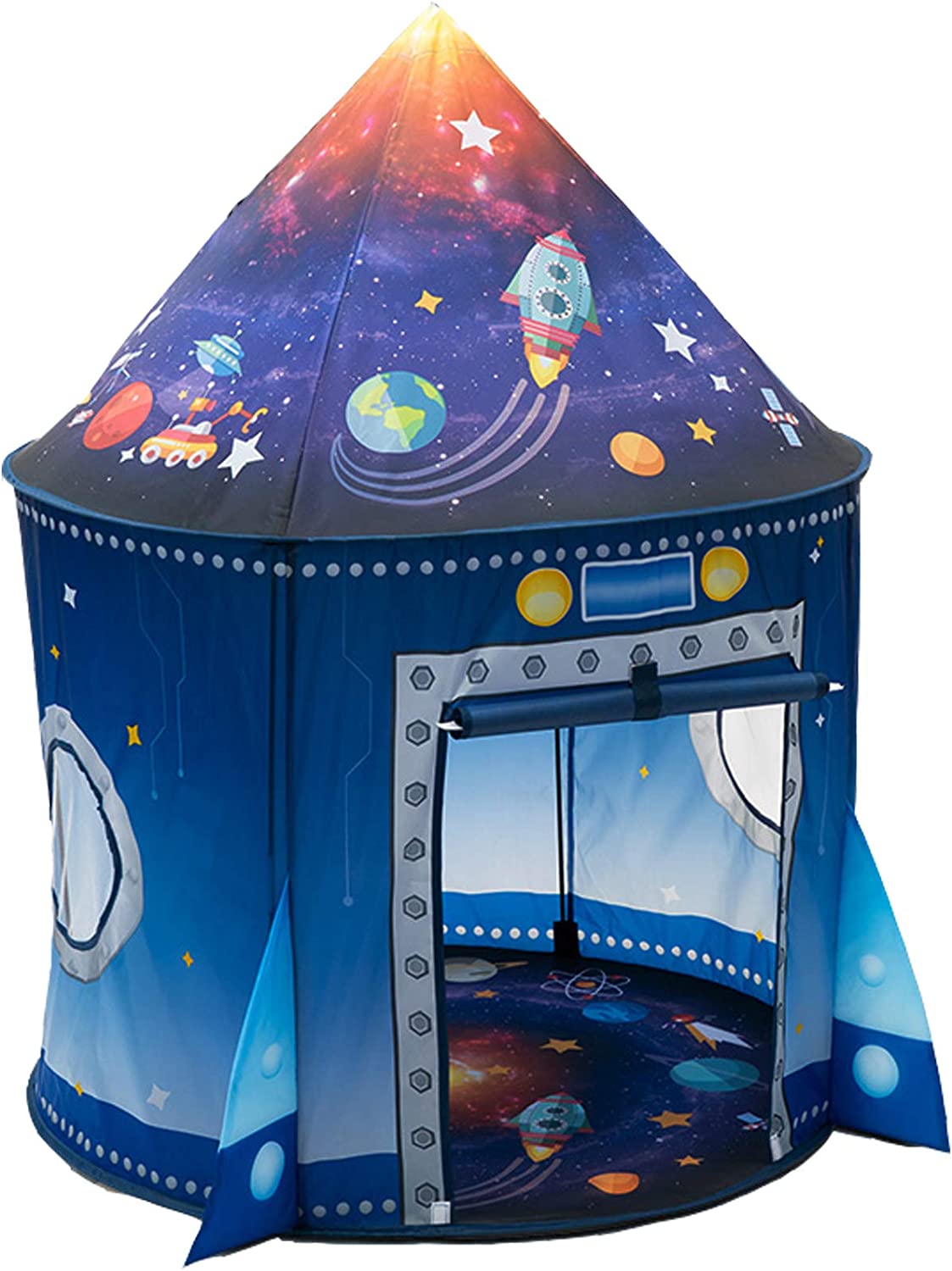 Kids Outdoor Clubhouse - Rocket Ship Kids Tent Pop Up