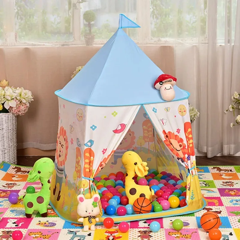 Kids Outdoor Cubby House - Portable Kids Play Tent Children Indoor