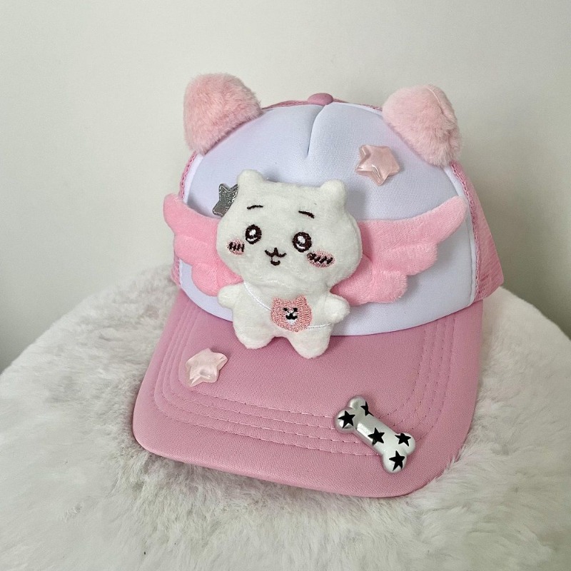 Kids Outdoor Movies - Anime Chiikawa Usagi Baseball Cap Embroidered