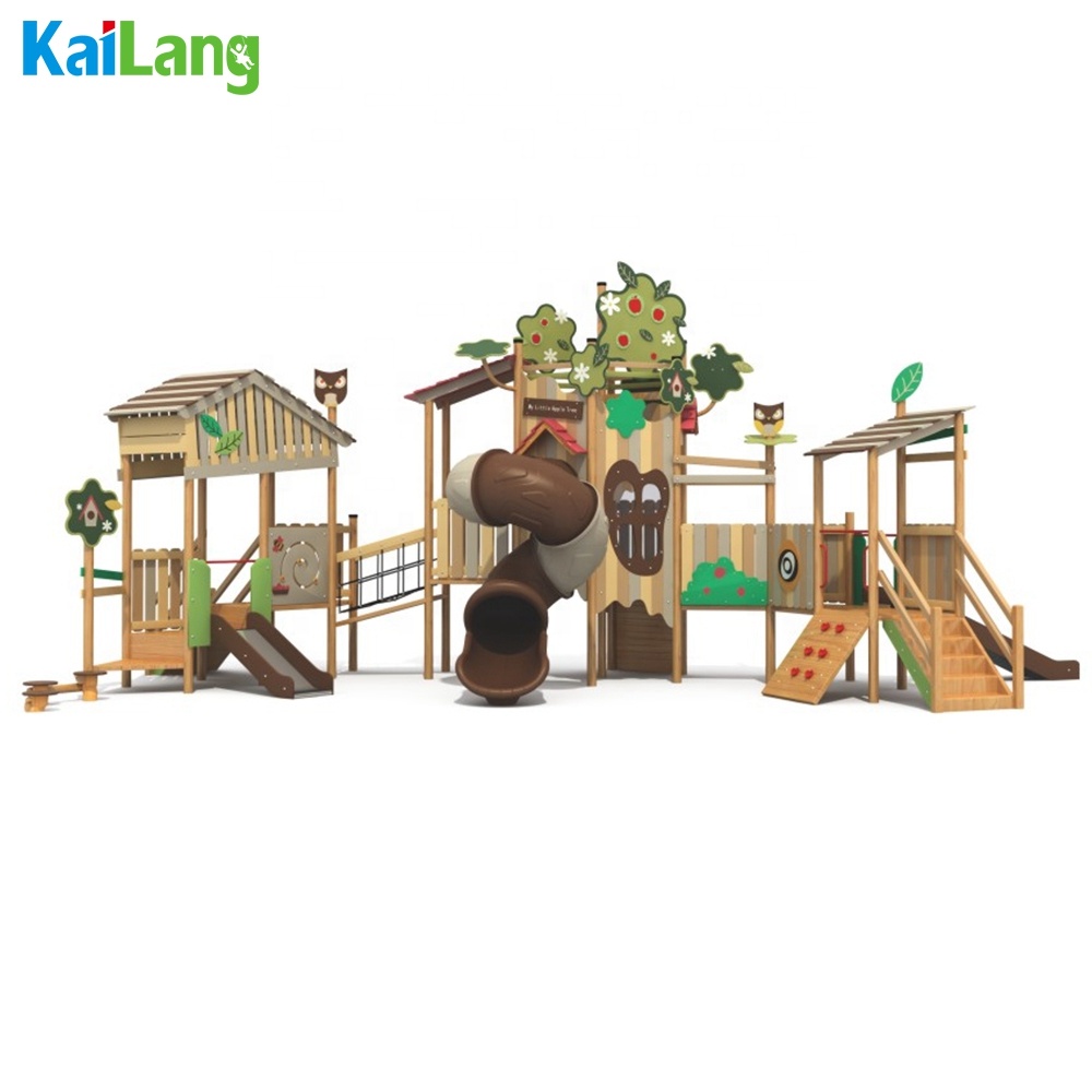 Outdoor Children'S Park - Forest Garden Wooden Amusement Park High-quality