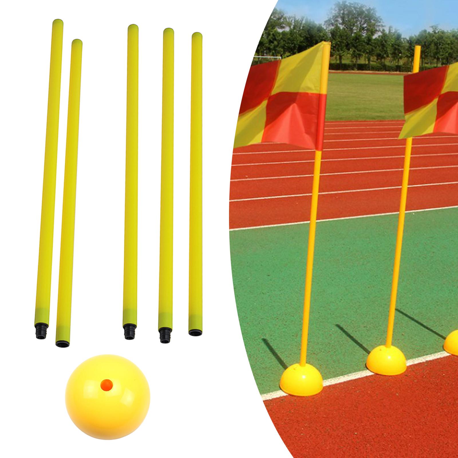 Kids Outdoor Obstacle Course - Training Marker Football Sign Pole Agility