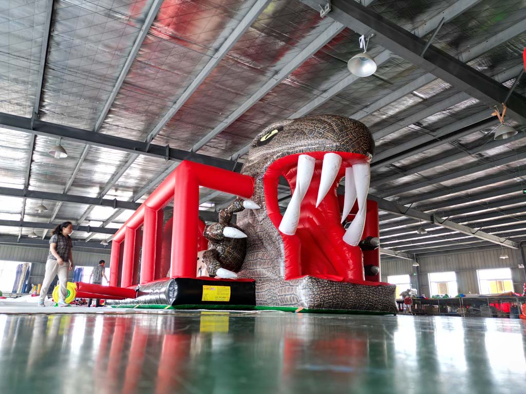 Kids Outdoor Obstacle Course - Inflatable Obstacle Course Commercial PVC Bouncy