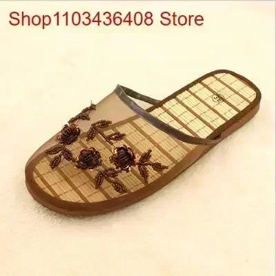Kids Outdoor Obstacle Course - Women Stylish Floral Slippers Flats Flip