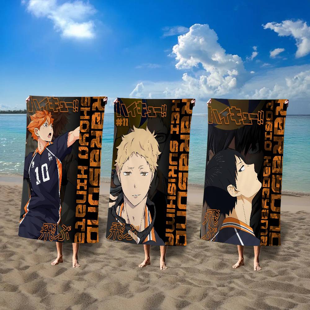 Kids Outdoor Volleyball - Haikyuu Anime Volleyball Bath Towel Microfiber