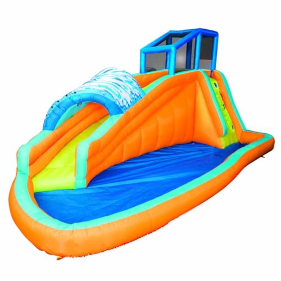 Kids Outdoor Tunnel - Outdoor aqua lagoon water slide for