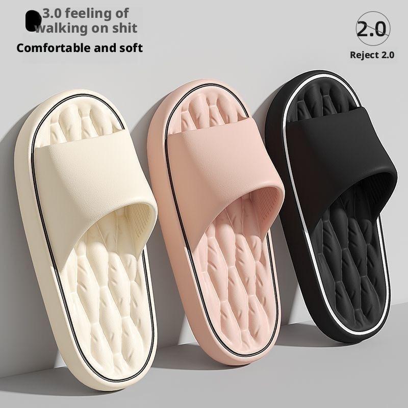 Kids Outdoor Obstacle Course - Line Pattern Slippers for Couple -