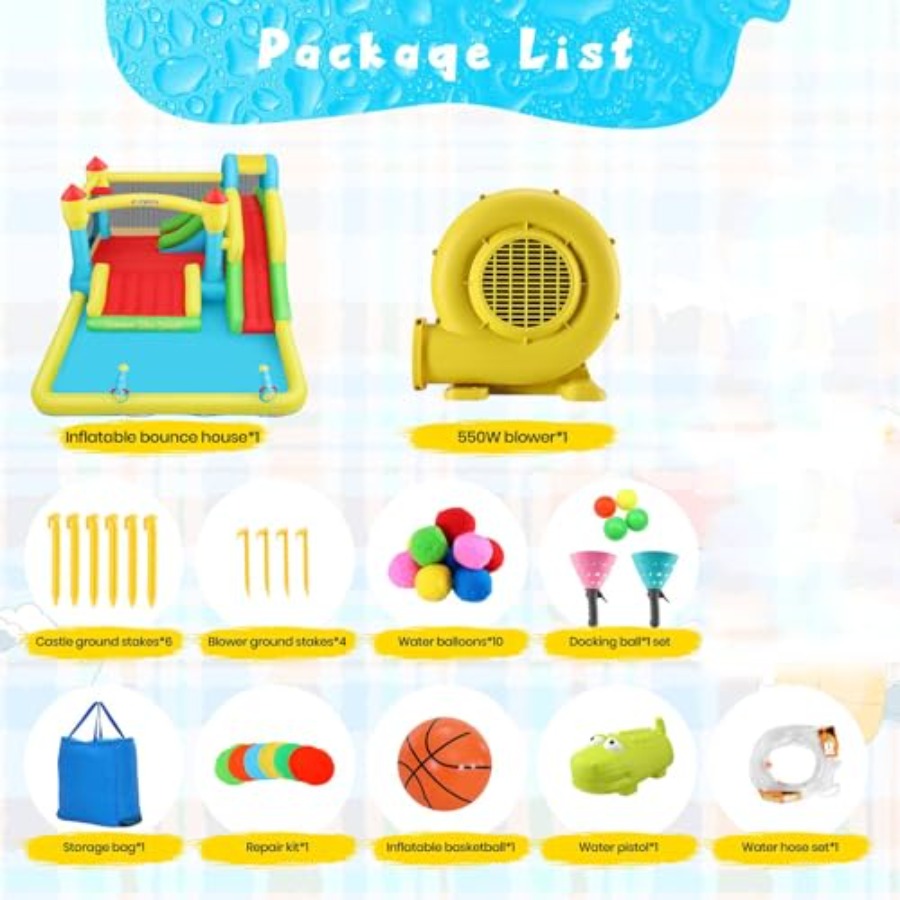 Outdoor/Indoor inflatable wate - Kids Outdoor House 评论和价格