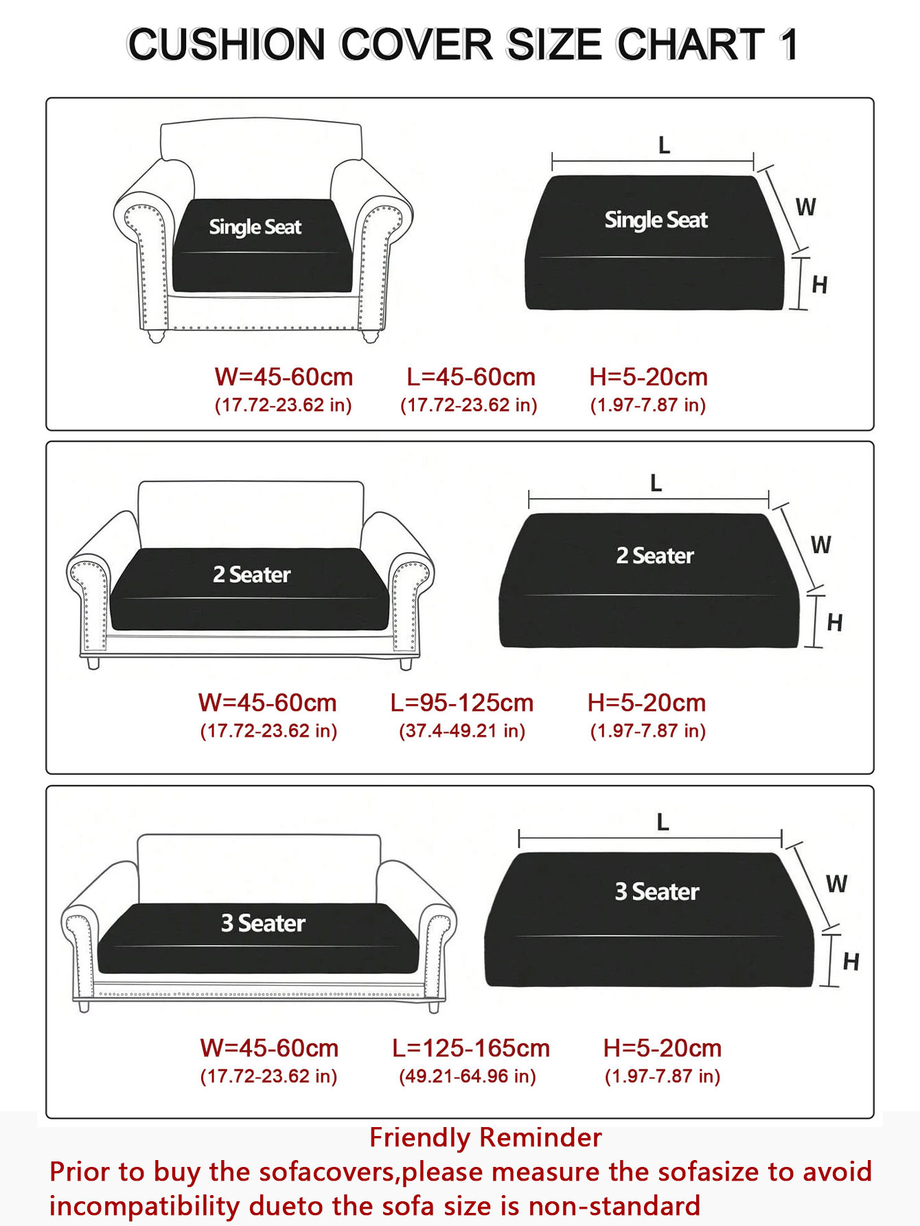 1pc Waterproof Sofa Cushion Co - Kids Outdoor Furniture Set 评论和价格