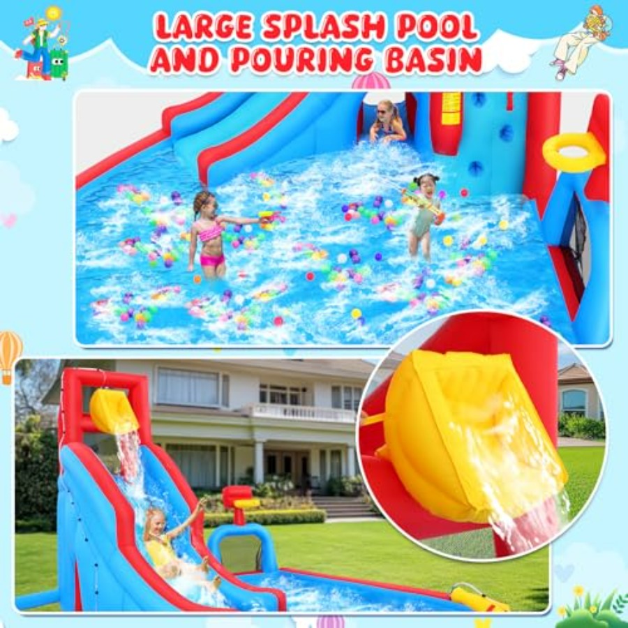 Backyard outdoor water slide i - Kids Outdoor House 评论和价格