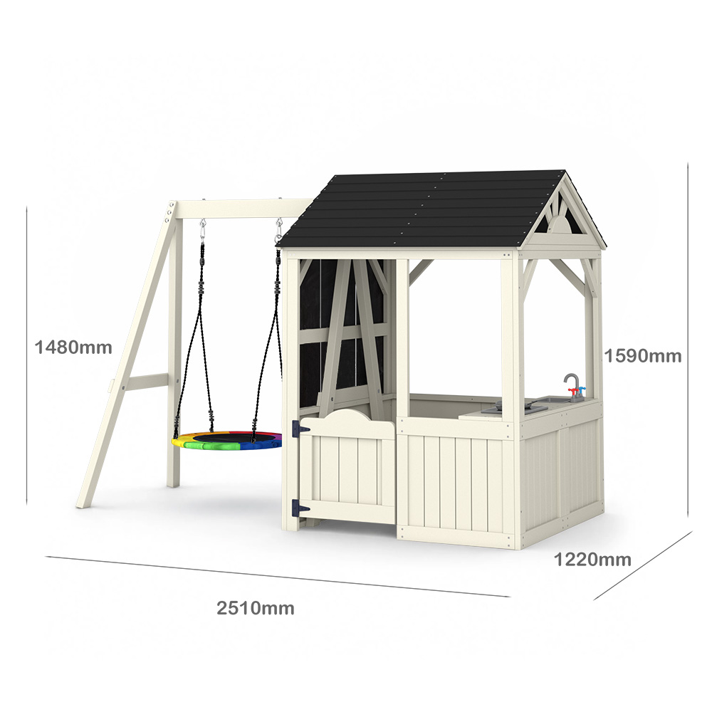 Garden Buildings Furniture Kid - Kids Outdoor Wooden Playset 评论和价格