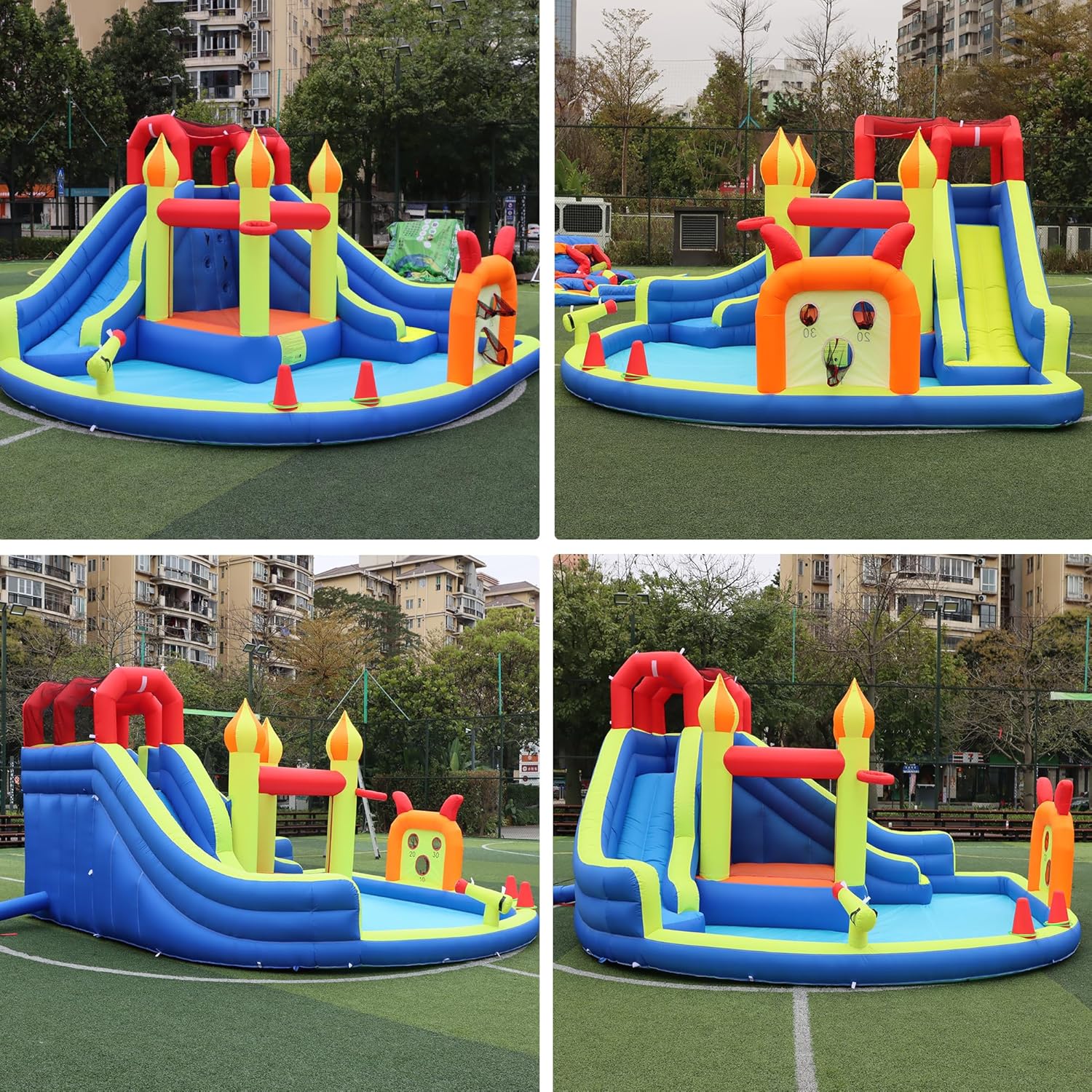 Kids Jumping Castle with Two L - Kids Outdoor House 评论和价格