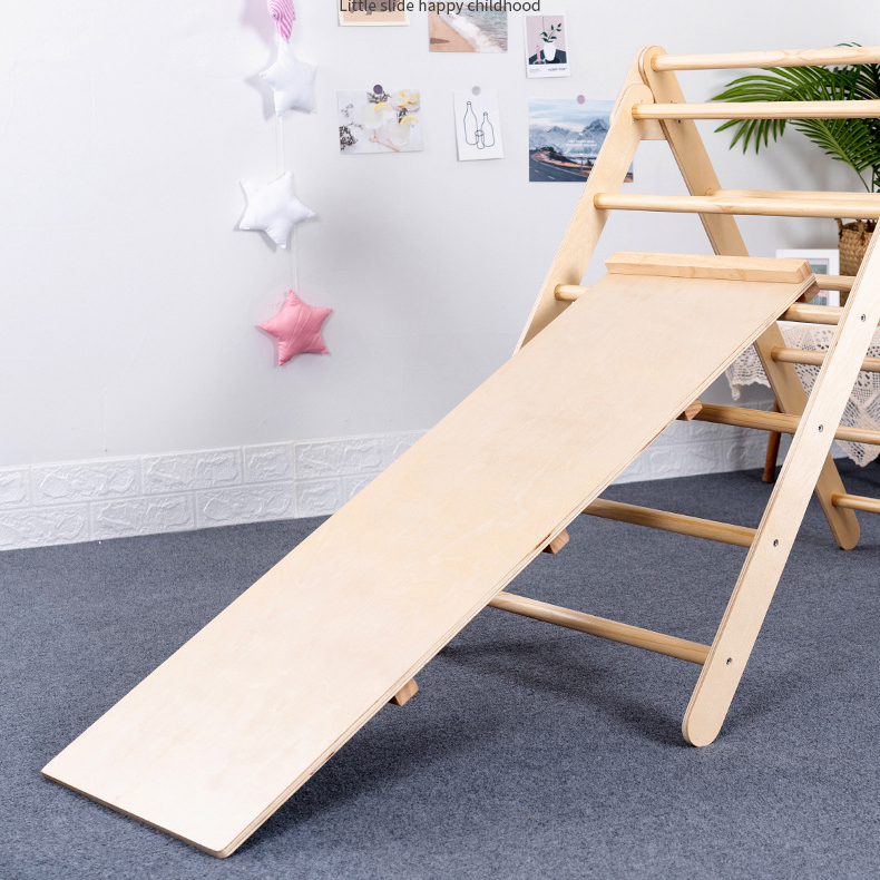 Foldable Wooden Triangle Climb - Kids Outdoor Wooden Playset 评论和价格