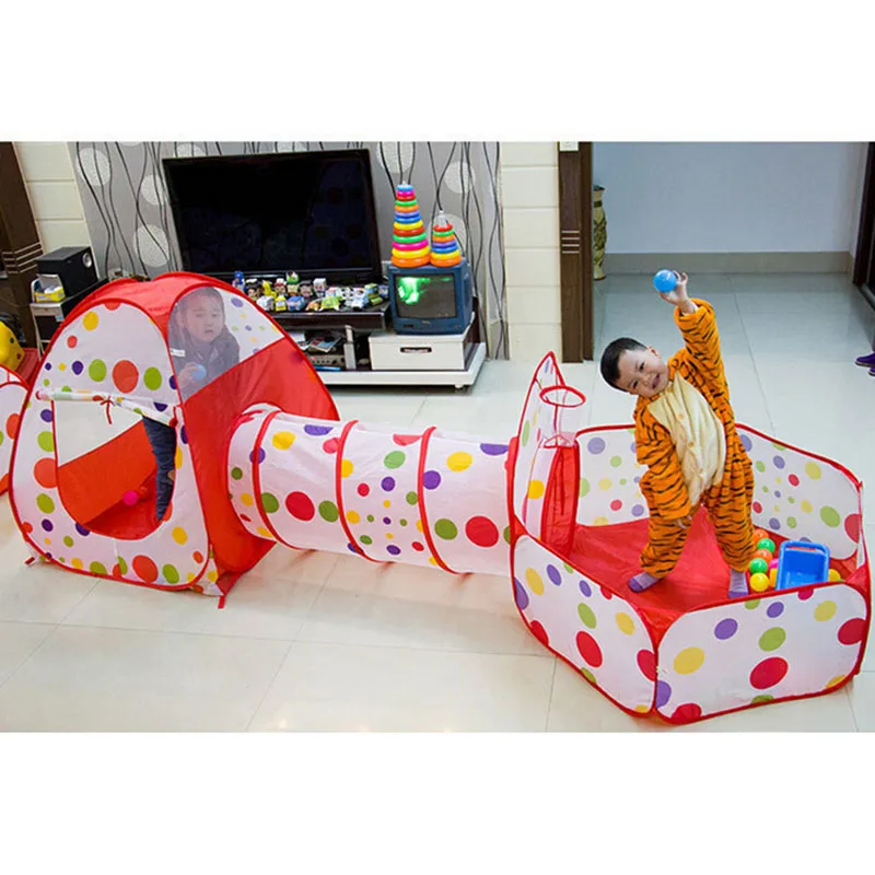 IMBABY 3 in 1 Ball Pool Foldin - Kids Outdoor Tunnel 评论和价格