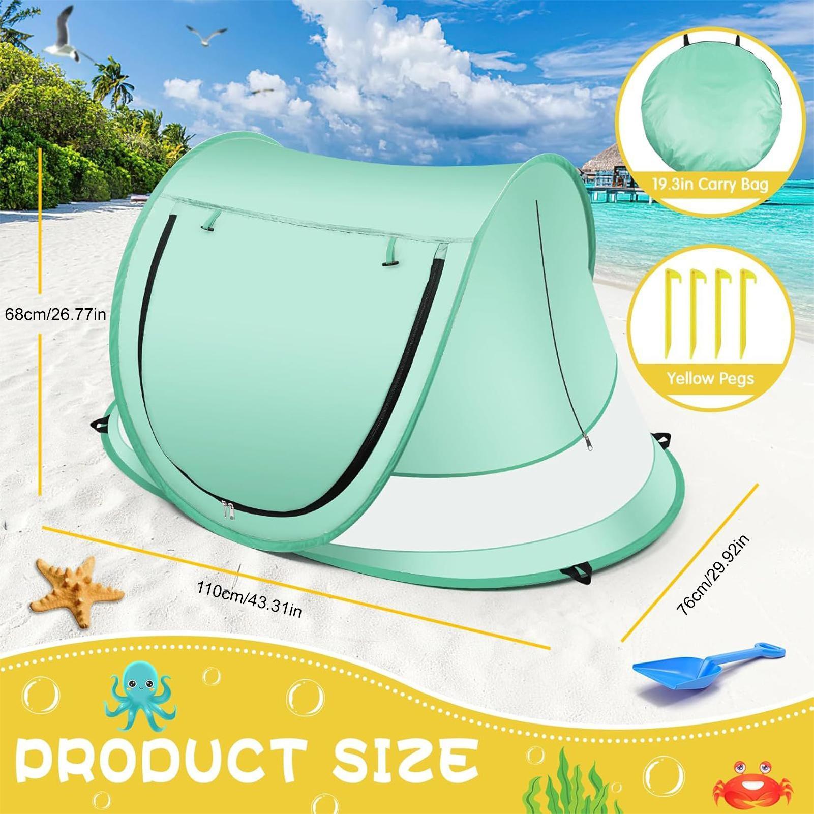 Baby Beach Tent Portable Shade - Kids Outdoor Clubhouse 评论和价格