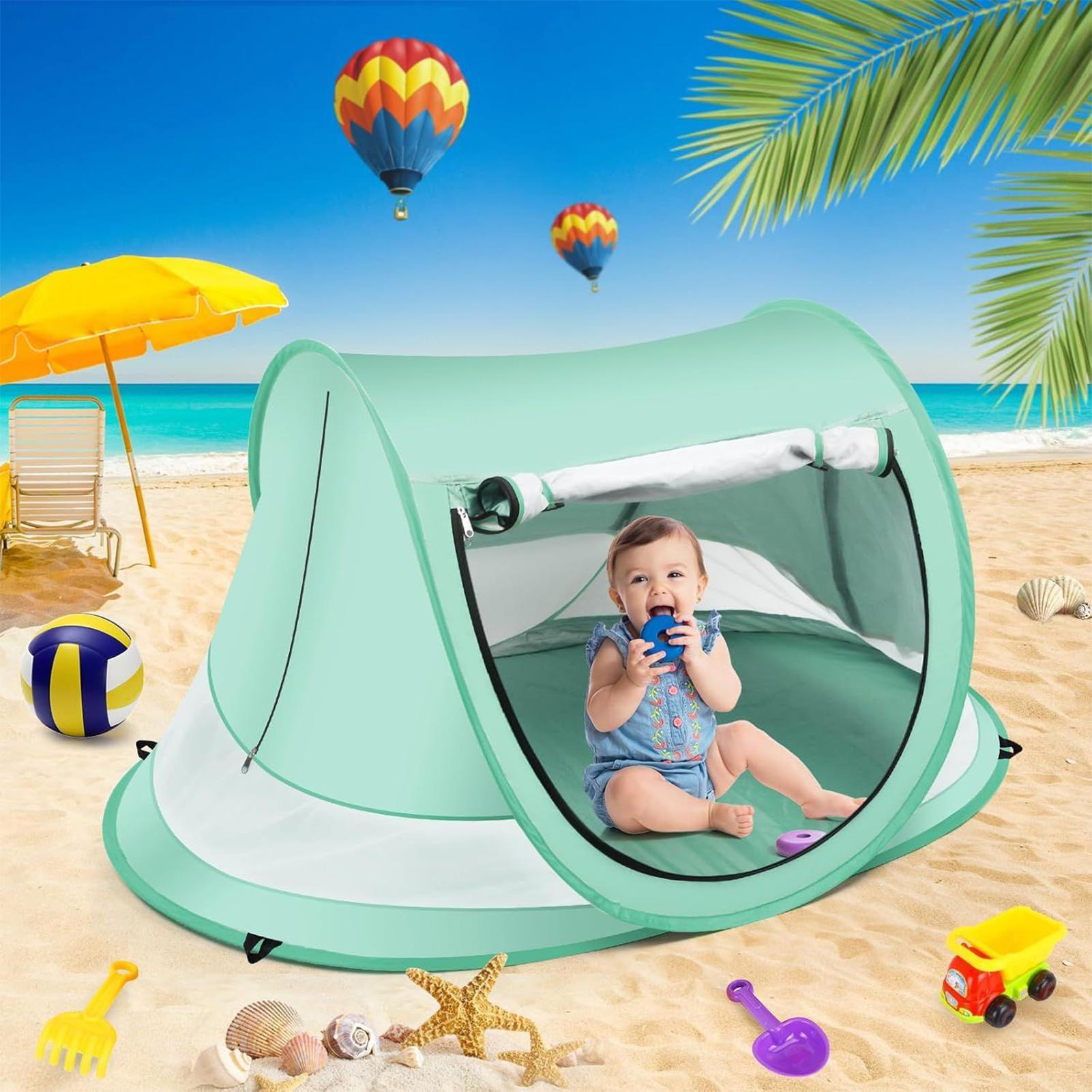 Baby Beach Tent Portable Shade - Kids Outdoor Clubhouse 评论和价格