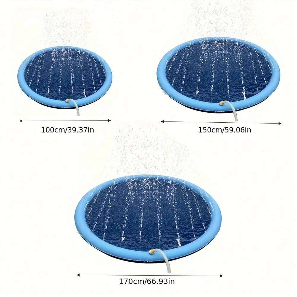 Dog Splash Pad Thick Sprinkler - Kids Outdoor Clubhouse 评论和价格