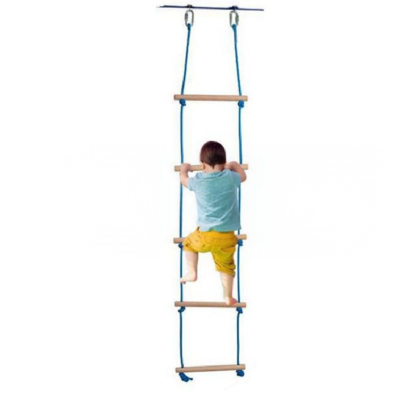 Children Climbing Rope Ladder  - Kids Outdoor Wooden Playset 评论和价格