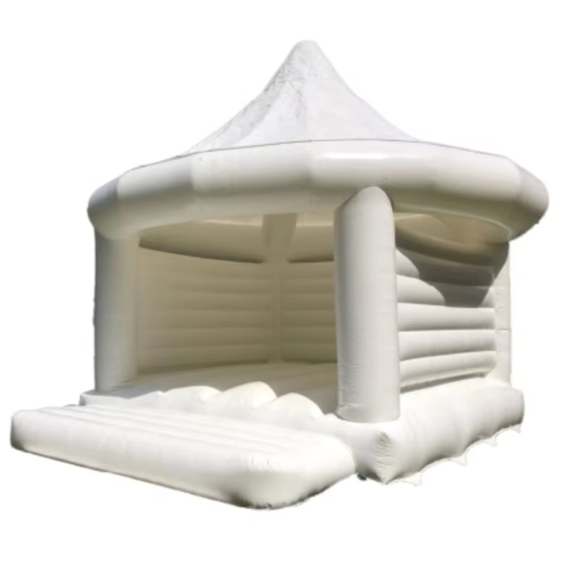 Inflatable White Wedding Bounc - Kids Outdoor House 评论和价格