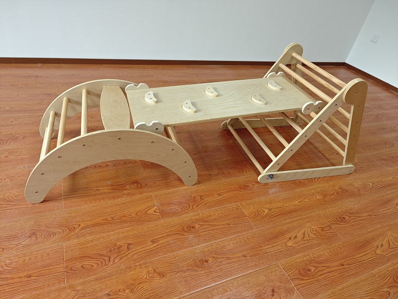 Hot Selling 3-in-1 Montessori  - Kids Outdoor Wooden Playset 评论和价格