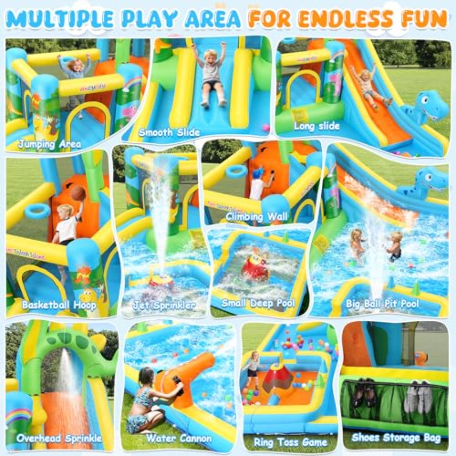 Outdoor backyard inflatable wa - Kids Outdoor House 评论和价格