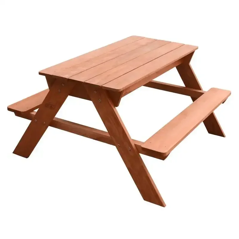 -Outdoor Picnic Wooden Bench W - Kids Outdoor Activity Table 评论和价格