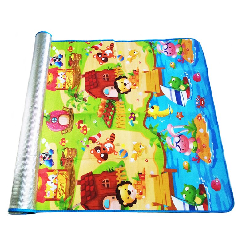Baby Play Mat 180x120x0.3cm Ch - Kids Outdoor Mat Waterproof 评论和价格