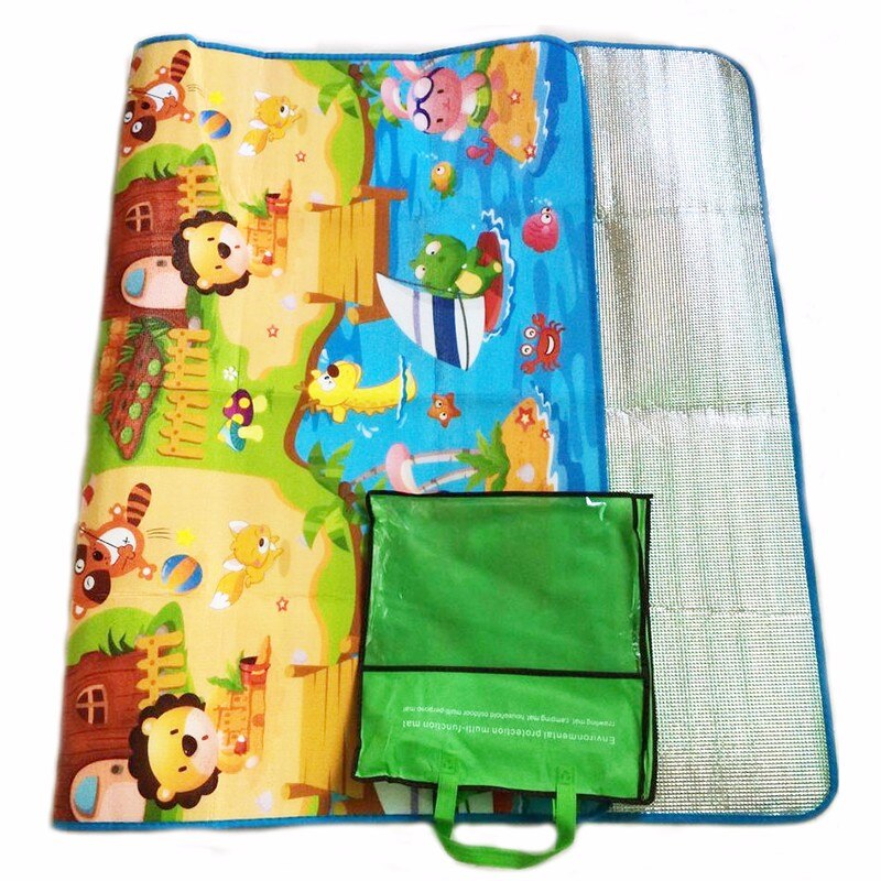 Baby Play Mat 180x120x0.3cm Ch - Kids Outdoor Mat Waterproof 评论和价格