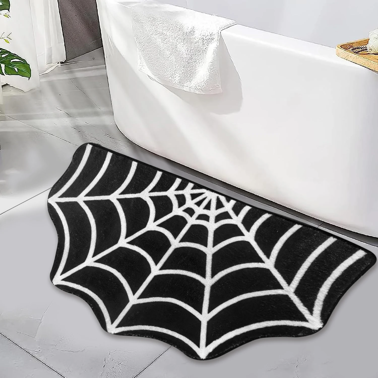 Halloween Personalized Spider  - Kids Outdoor Mat Waterproof 评论和价格