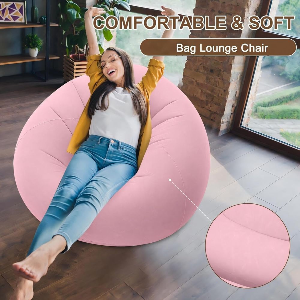 Inflatable Bean Bag Chairs, Pi - Kids Outdoor Seating 评论和价格