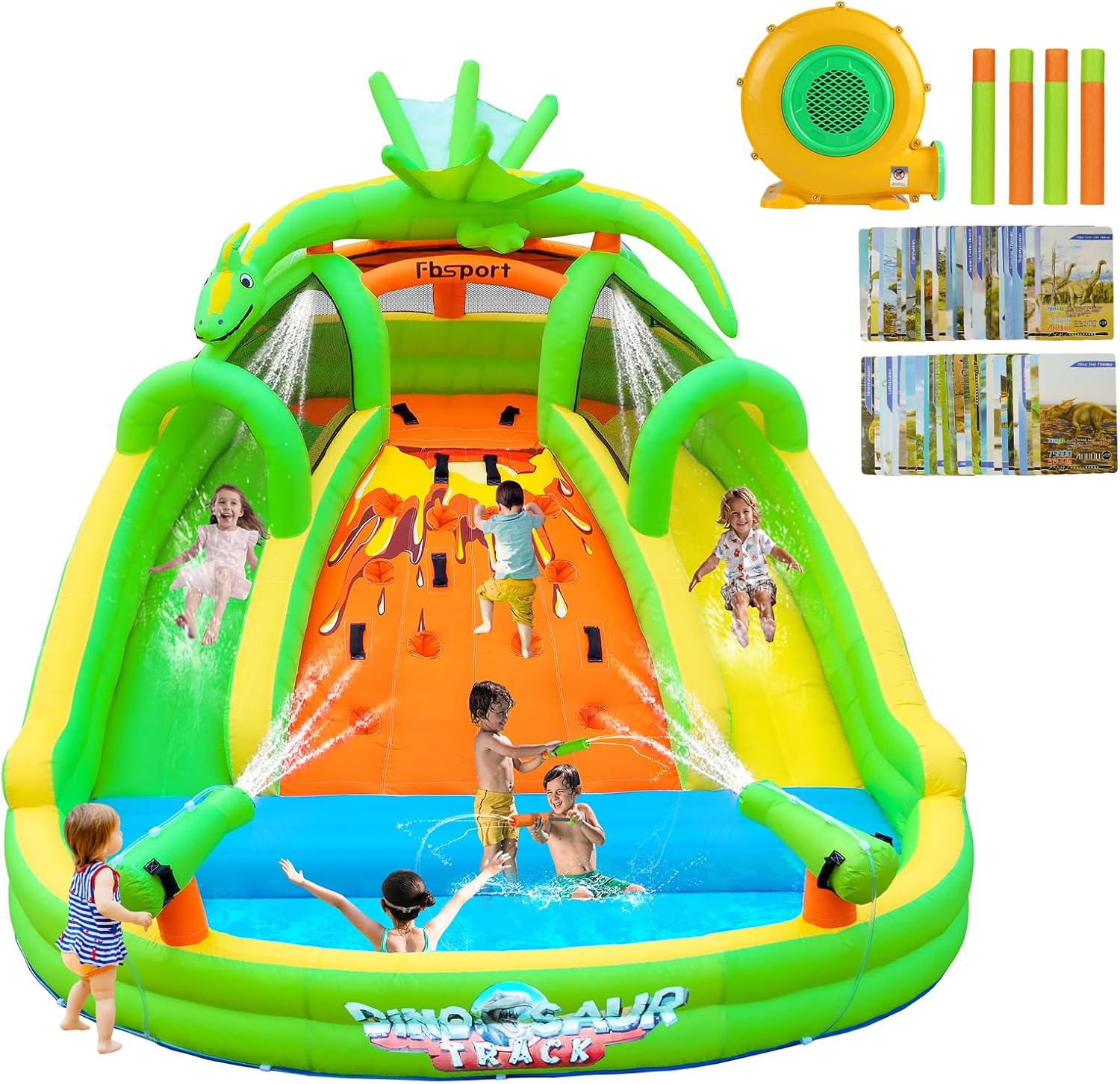 Kids Inflatable Bounce House w - Kids Outdoor House 评论和价格