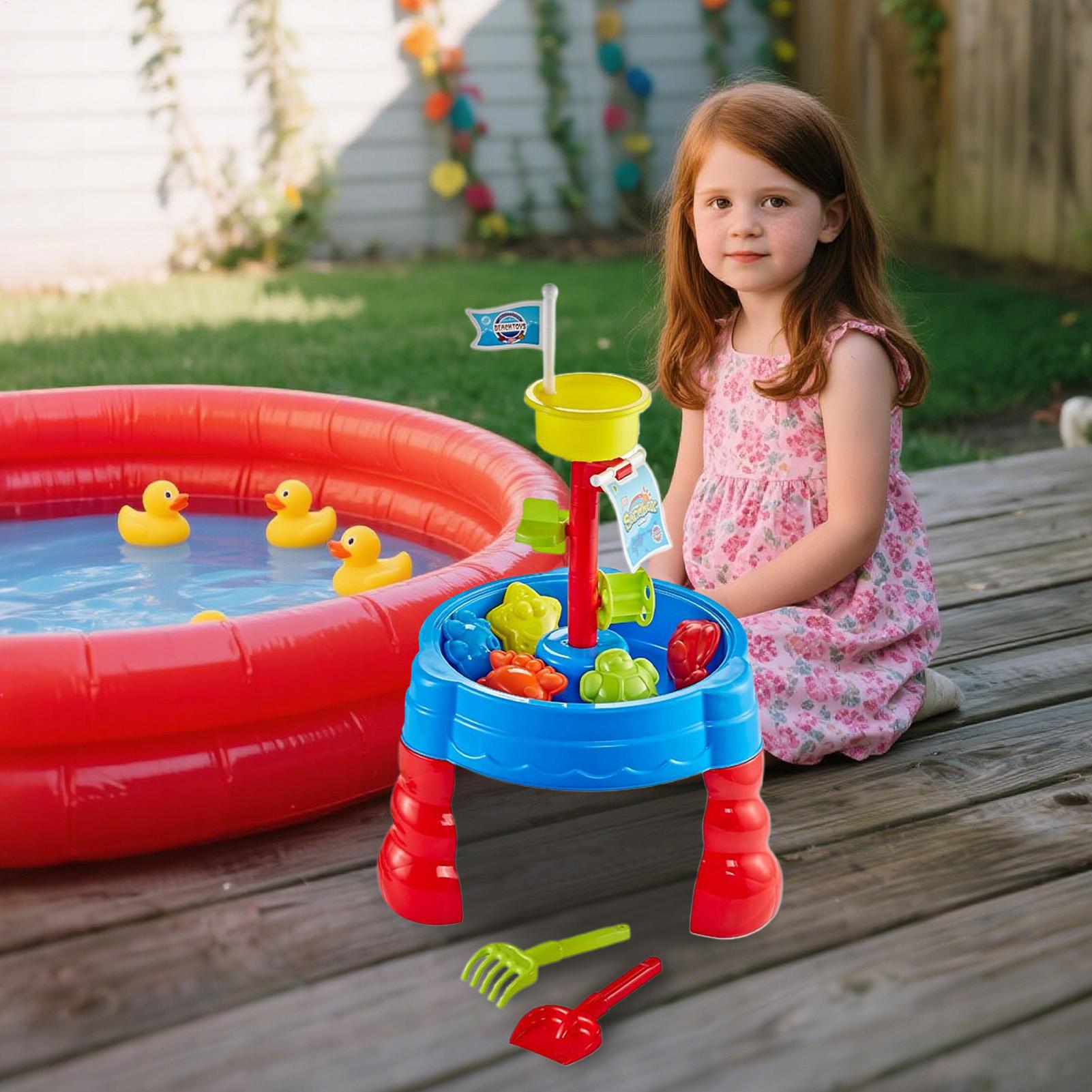 Sand and Water Table Water Pla - Kids Outdoor Activity Table 评论和价格