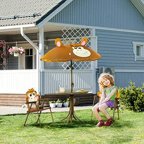 Kids Table and Chair Set Picni - Kids Outdoor Umbrella For Table 评论和价格