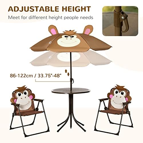 Kids Table and Chair Set Picni - Kids Outdoor Umbrella For Table 评论和价格