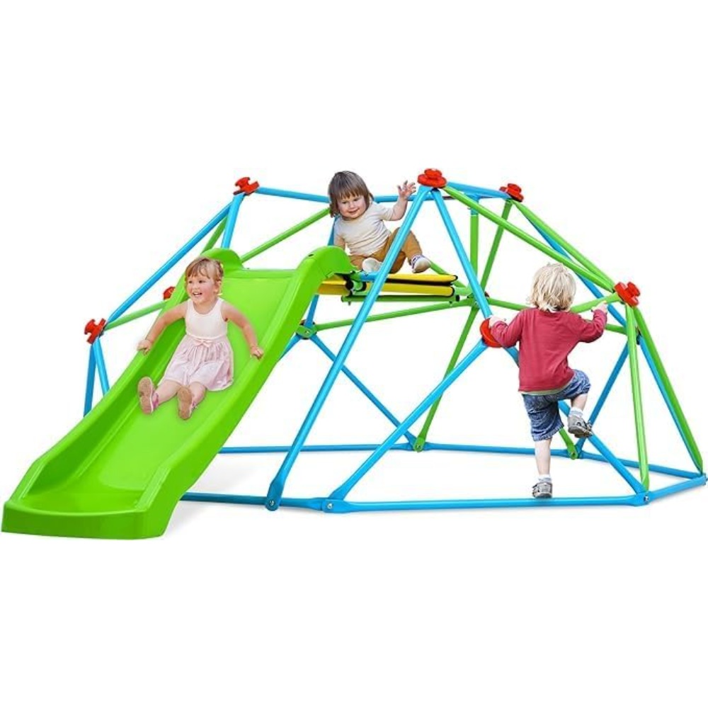 Outdoor Kids Climbing Dome wit - Kids Outdoor Monkey Bar Set 评论和价格