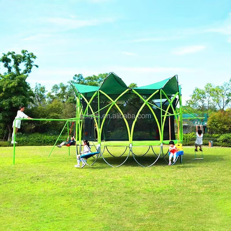 12ft Gymnastic Outdoor Trampol - Outdoor Children'S Park 评论和价格