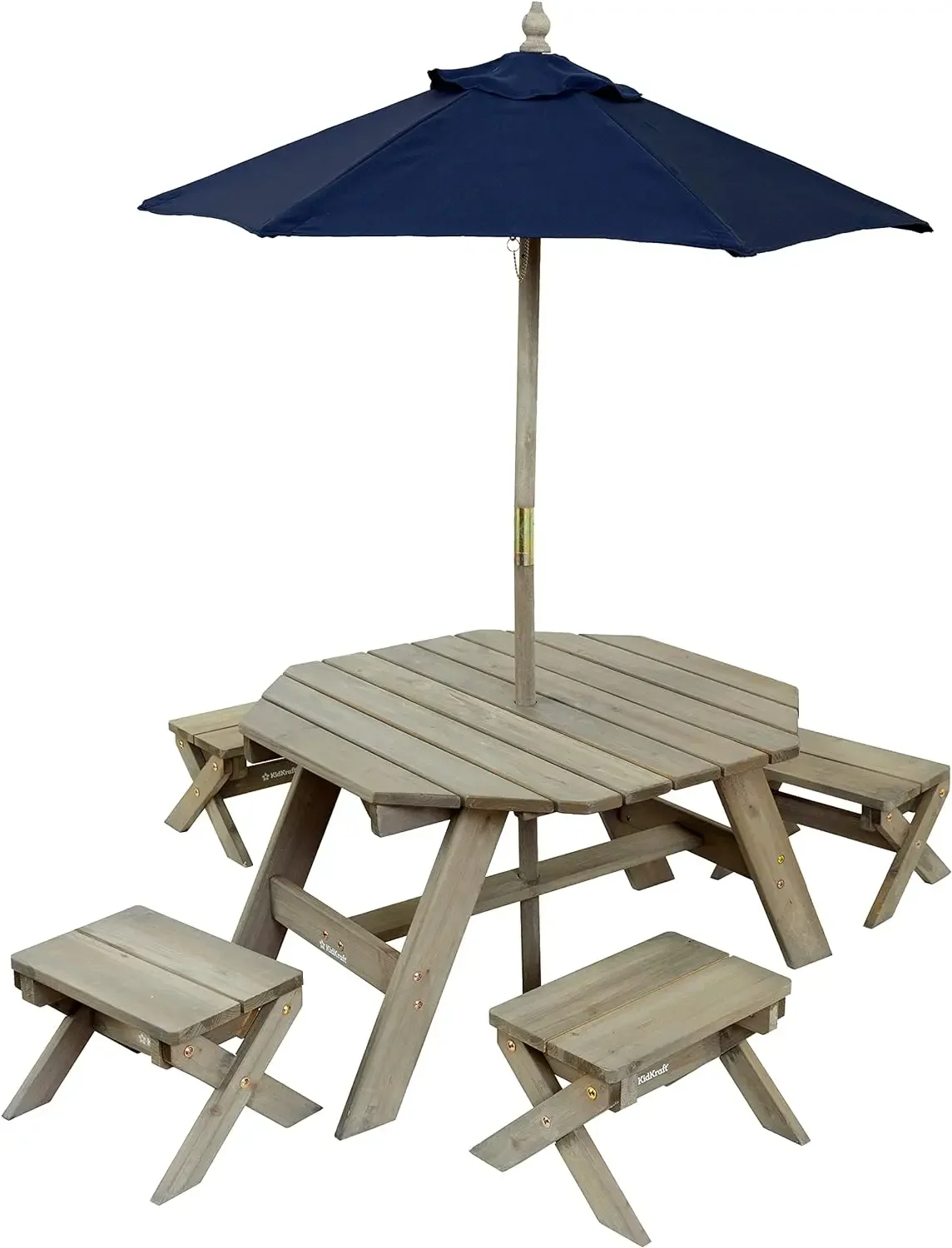 A Octagon Table Stools Umbrell - Kids Outdoor Umbrella For Table 评论和价格