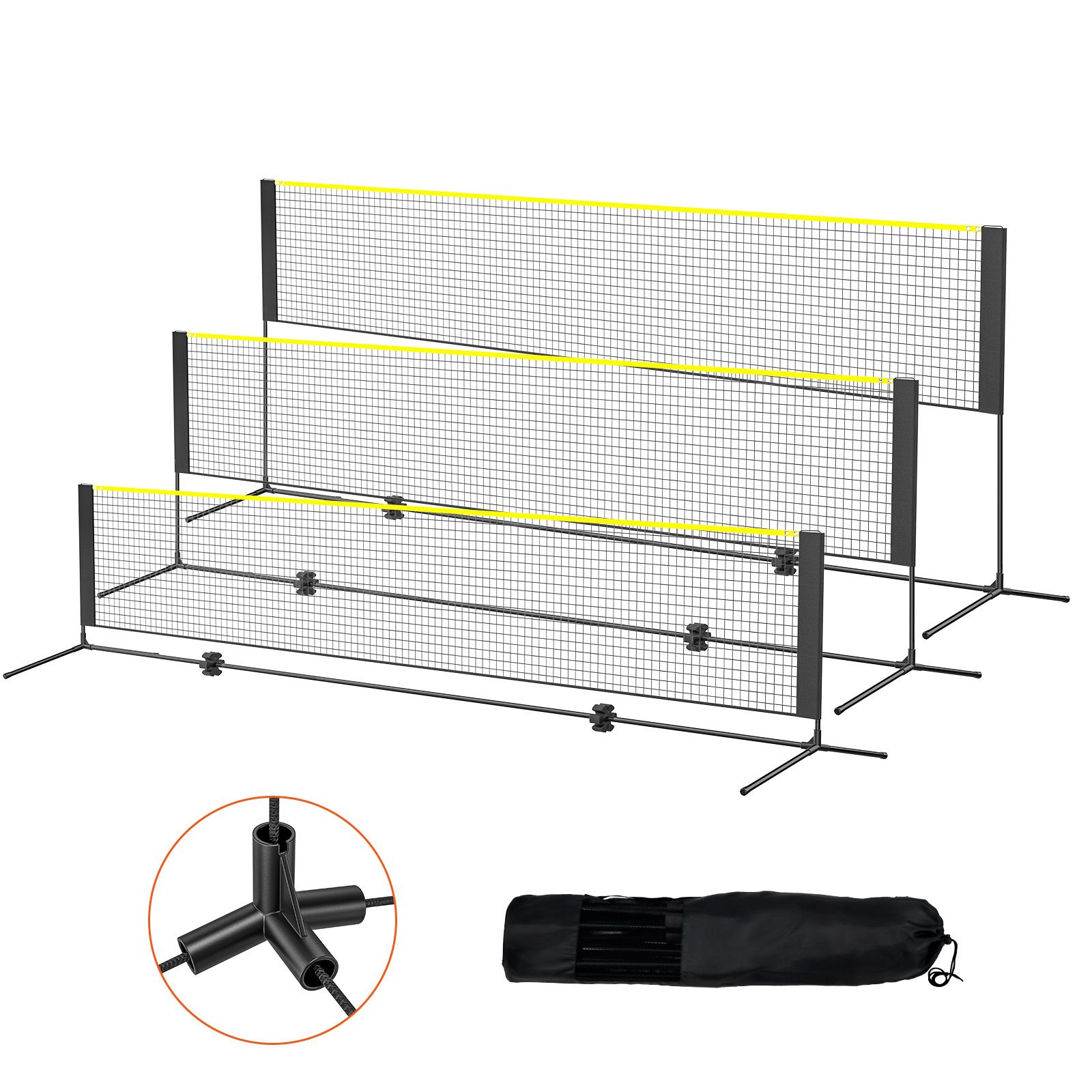 Badminton Net, Height Adjustab - Kids Outdoor Volleyball 评论和价格
