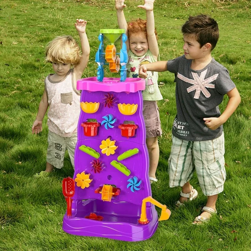Water Table for Kids Double-Si - Kids Outdoor Activity Table 评论和价格