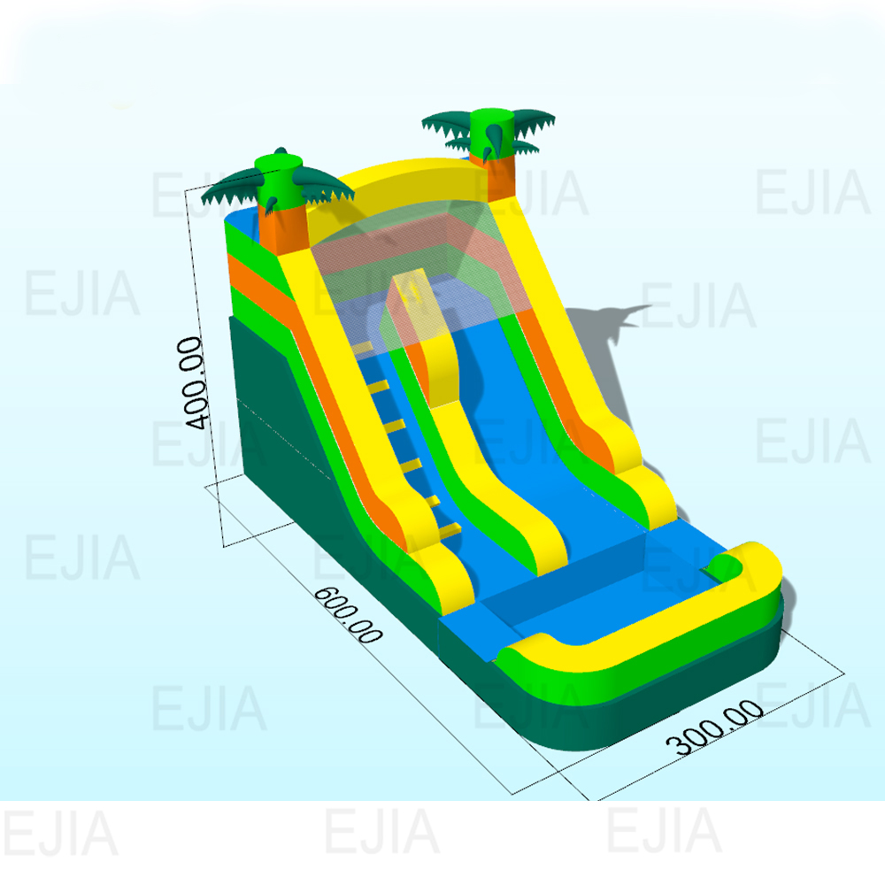 Backyard Inflatable Slides wit - Kids Outdoor House 评论和价格