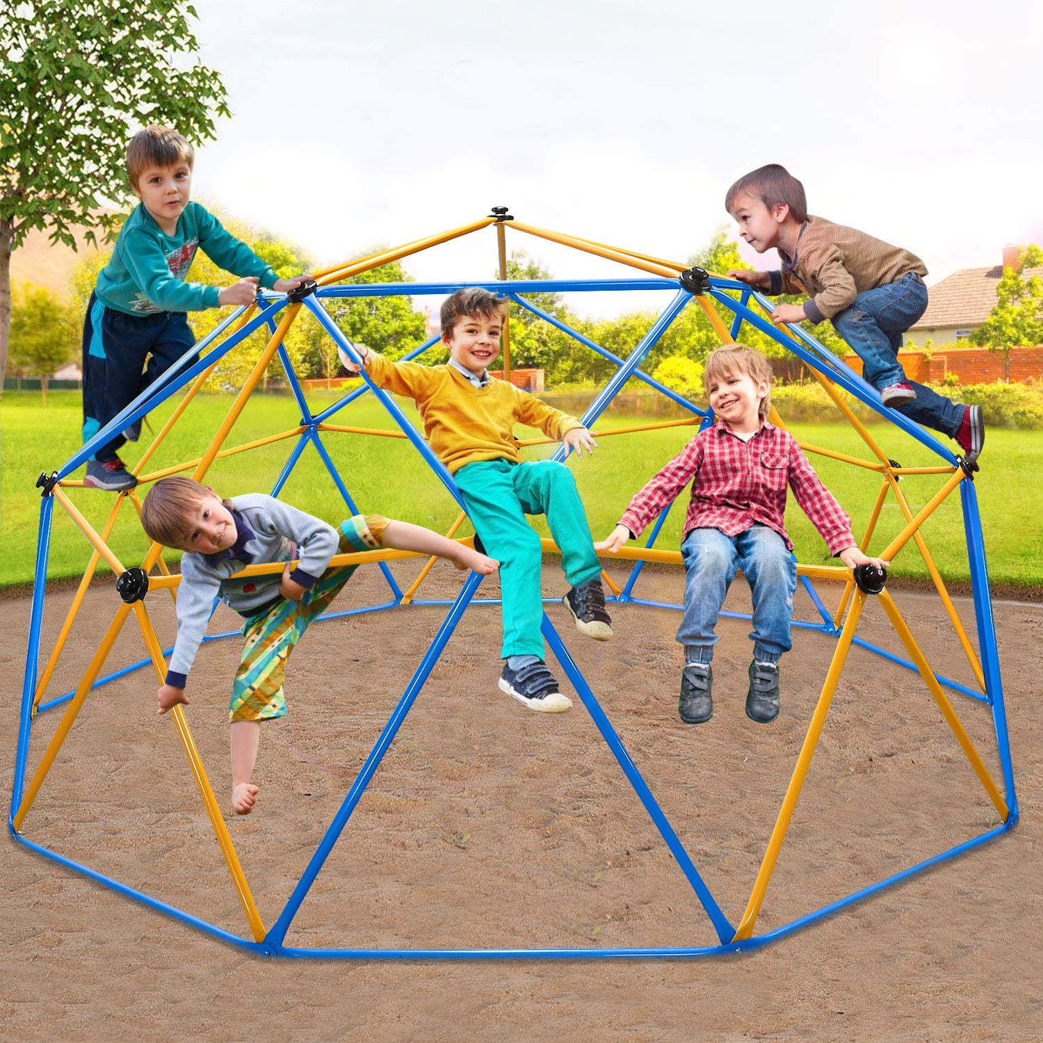 Kids Outdoor Fun Set 10ft/12ft - Kids Outdoor Monkey Bar Set 评论和价格